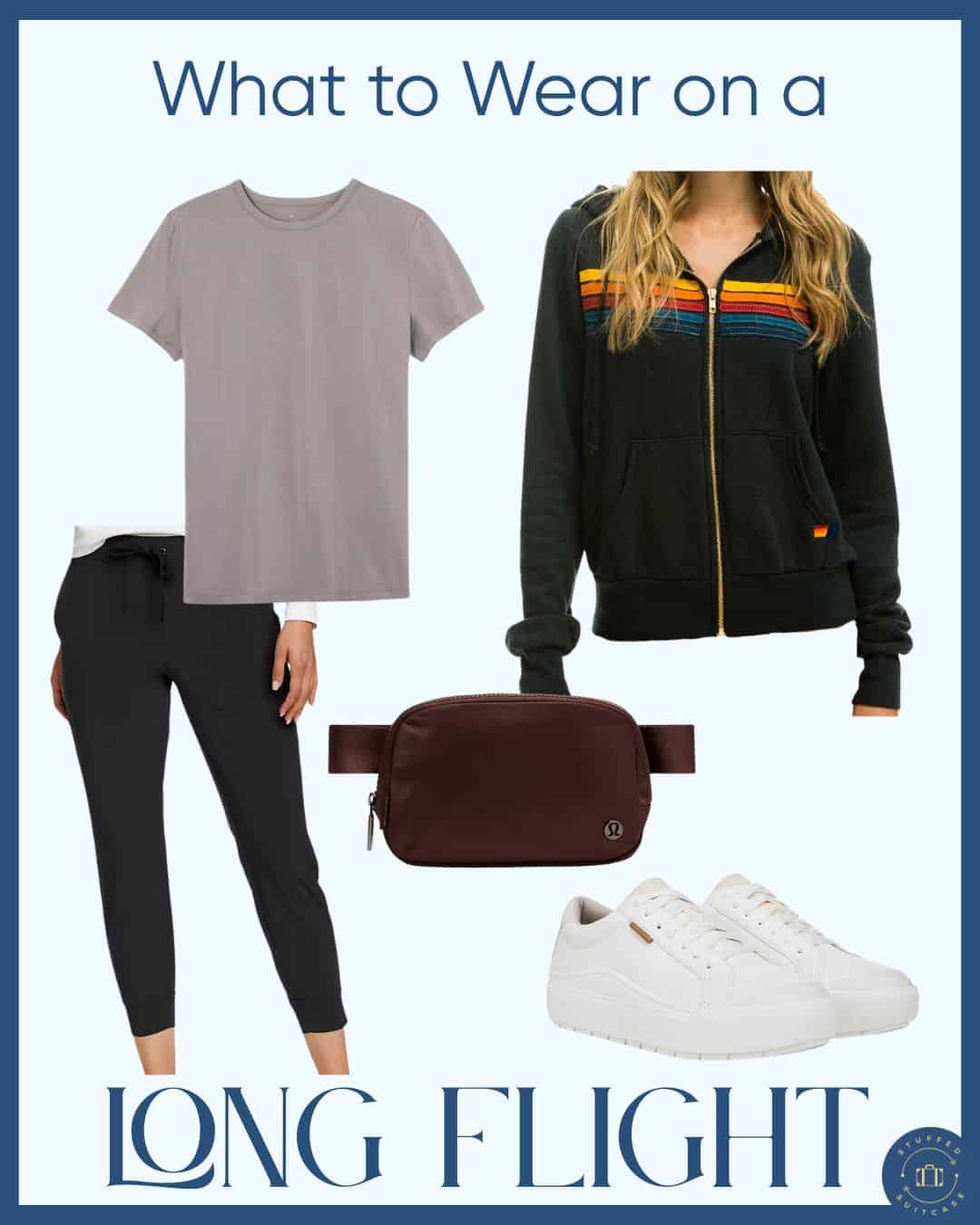 airplane outfit to wear on a plane