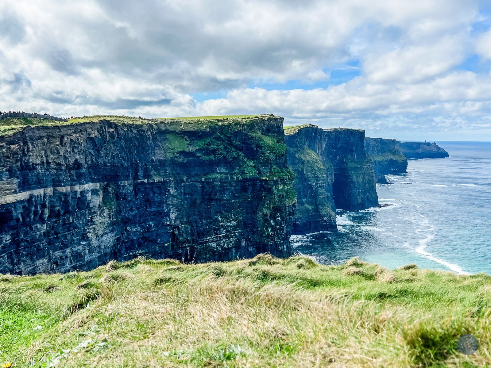 cliffs of moher on a bright day