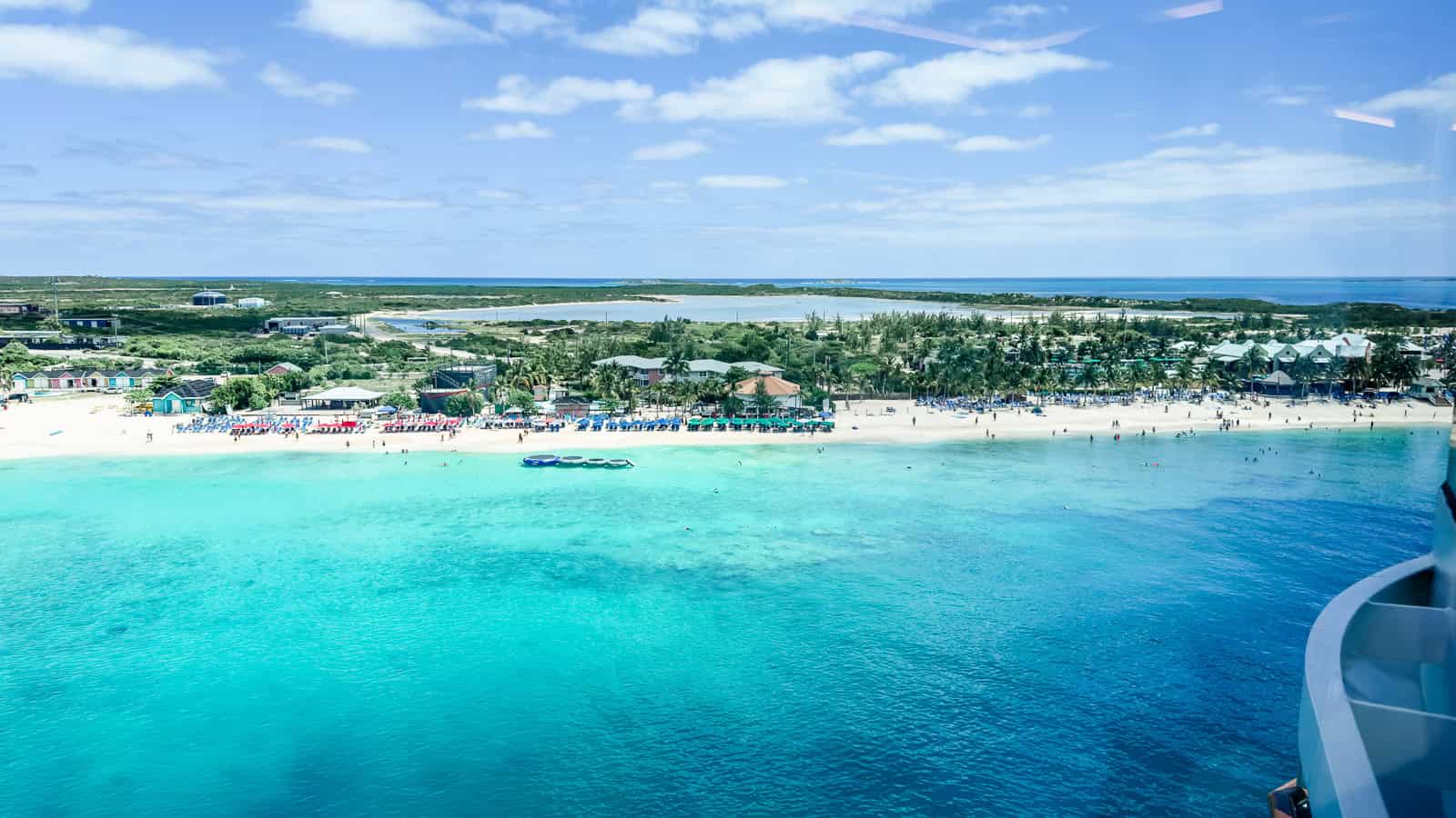 grand turk beach by cruise port