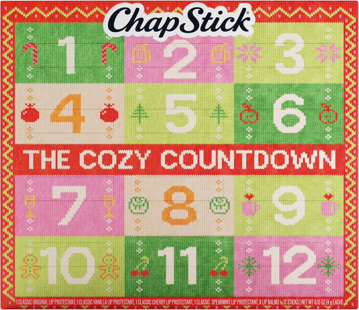 chapstick advent calendar