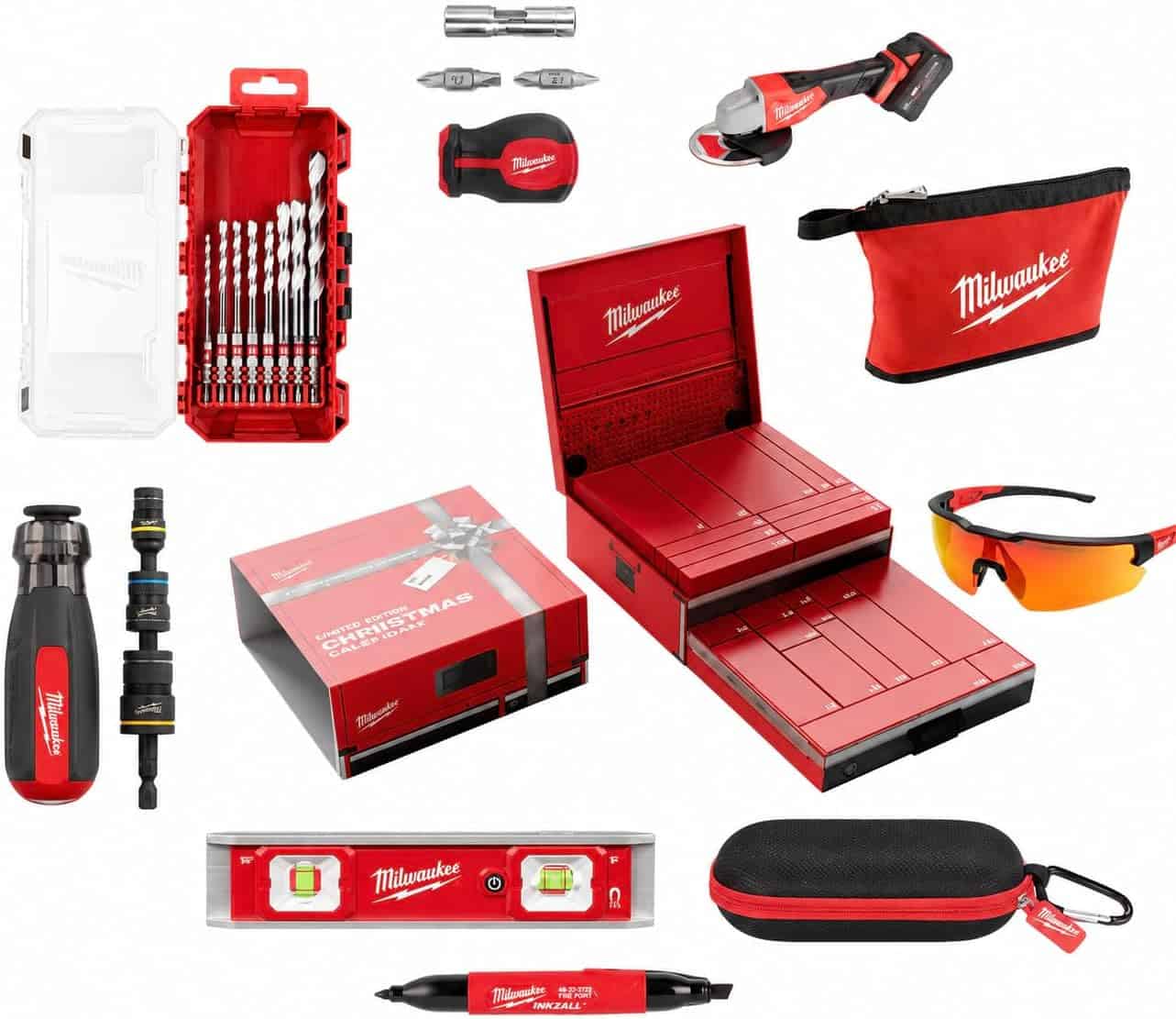 milwaukee tools and tool kit advent calendar for boys or girls that like to work on things