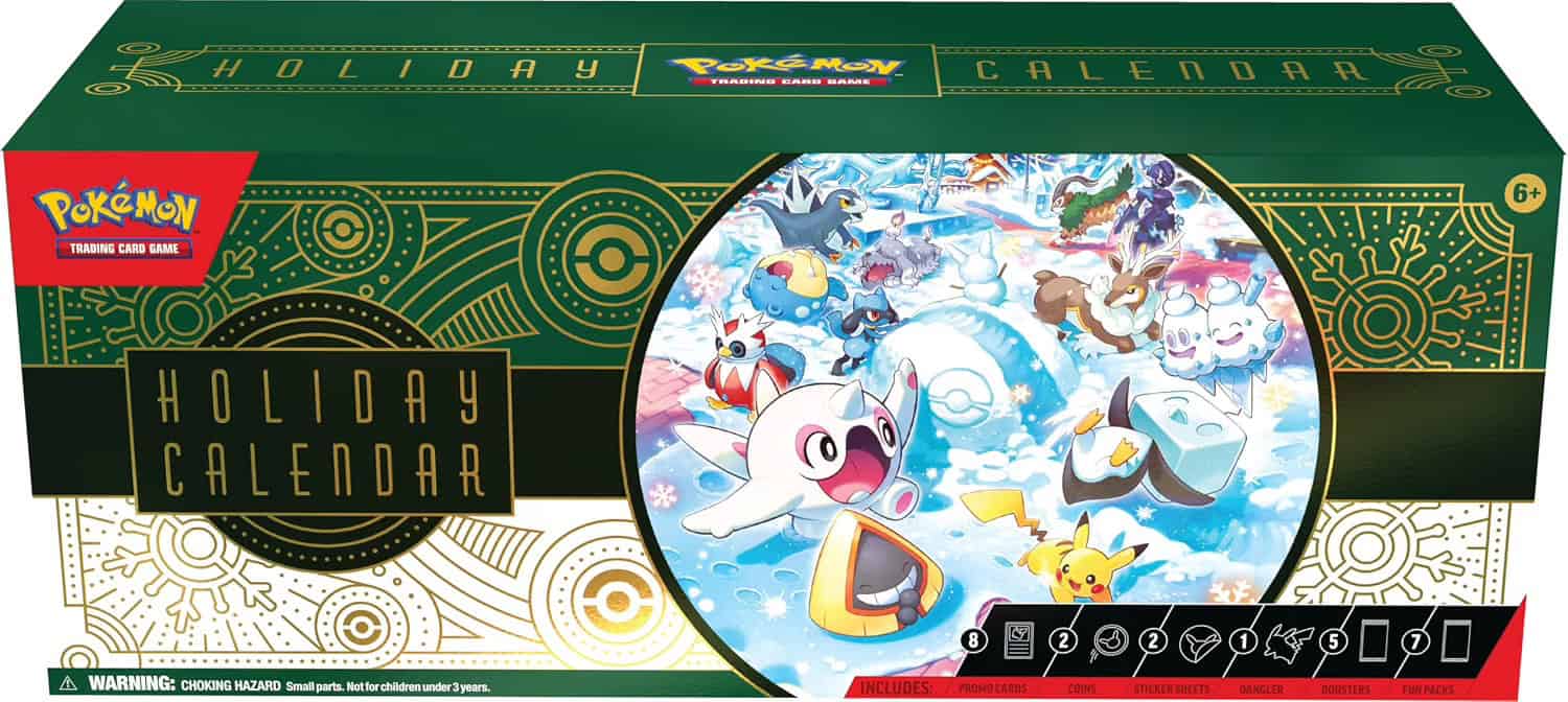 pokemon cards advent calendar holiday box