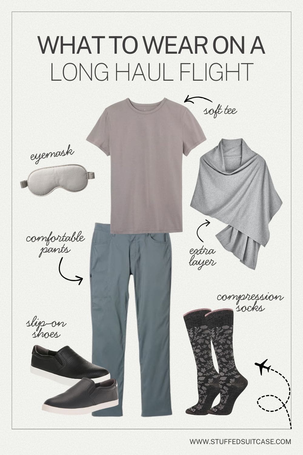 What to wear on a long haul flight outfit ideas and formula