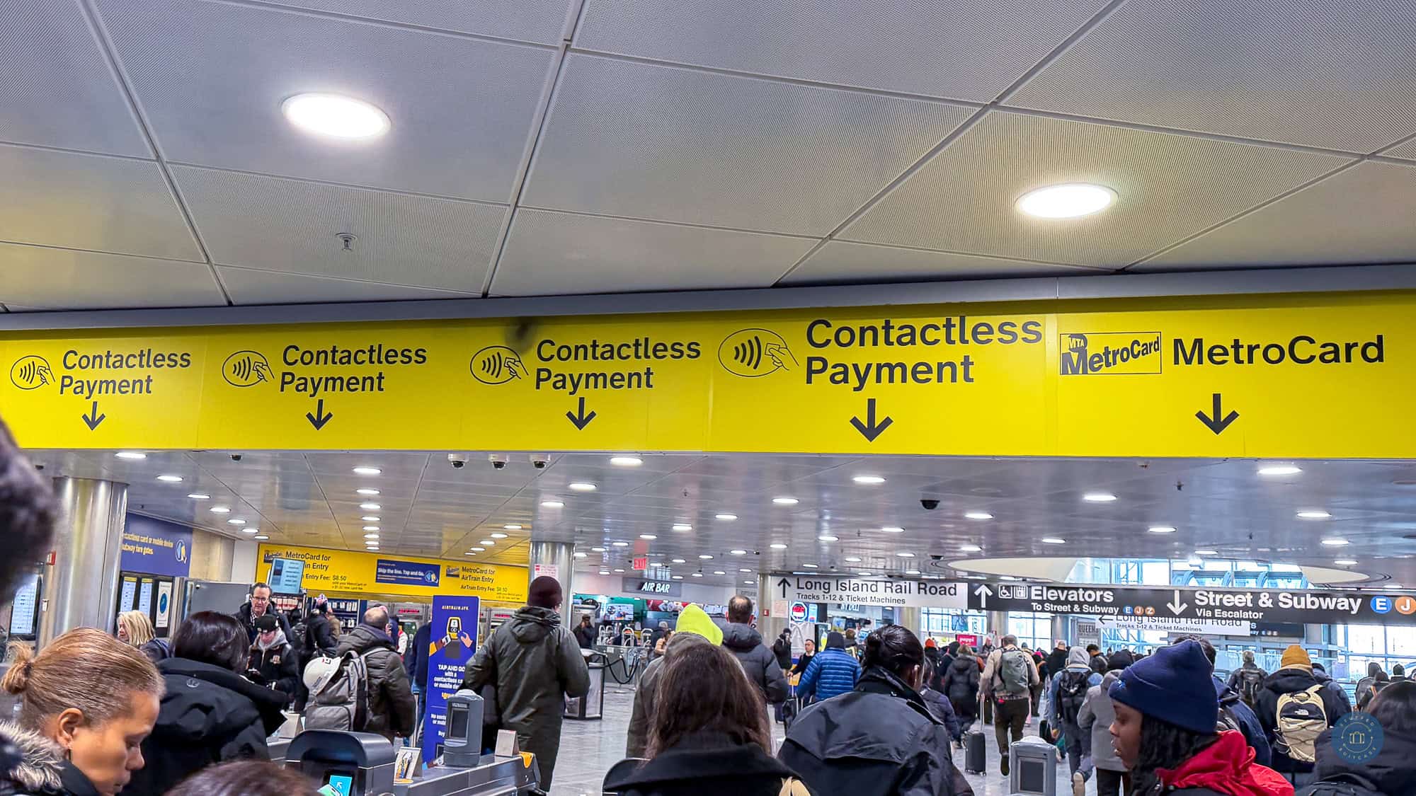 tap to pay gates to leave jfk airtrain at jamaica station