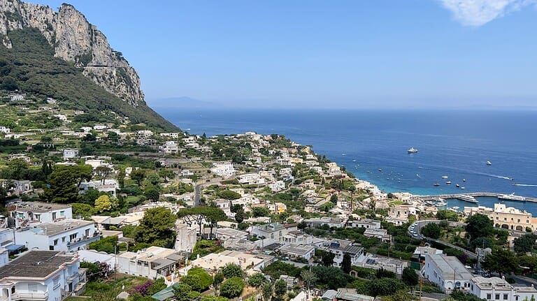 are mediterranean cruises worth it? Image of capri italy one the towns you can visit on a mediterranean cruise.